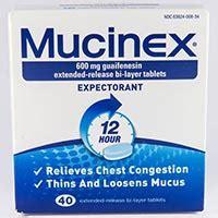 what are side effects of generic mucinex